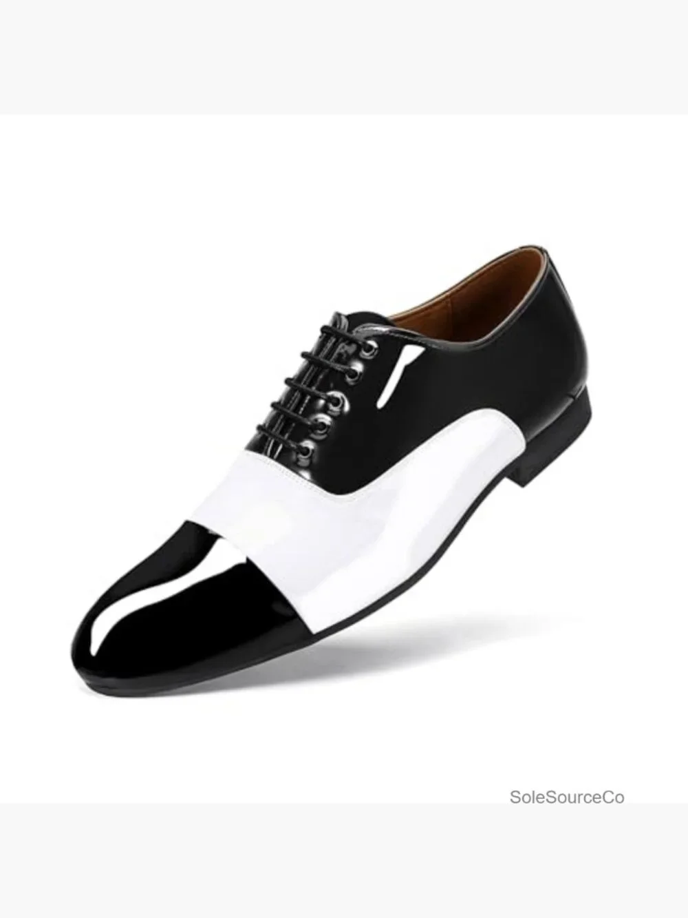 Men's Oxford Dress Shoes Perforated Mesh Lace Up Business Formal